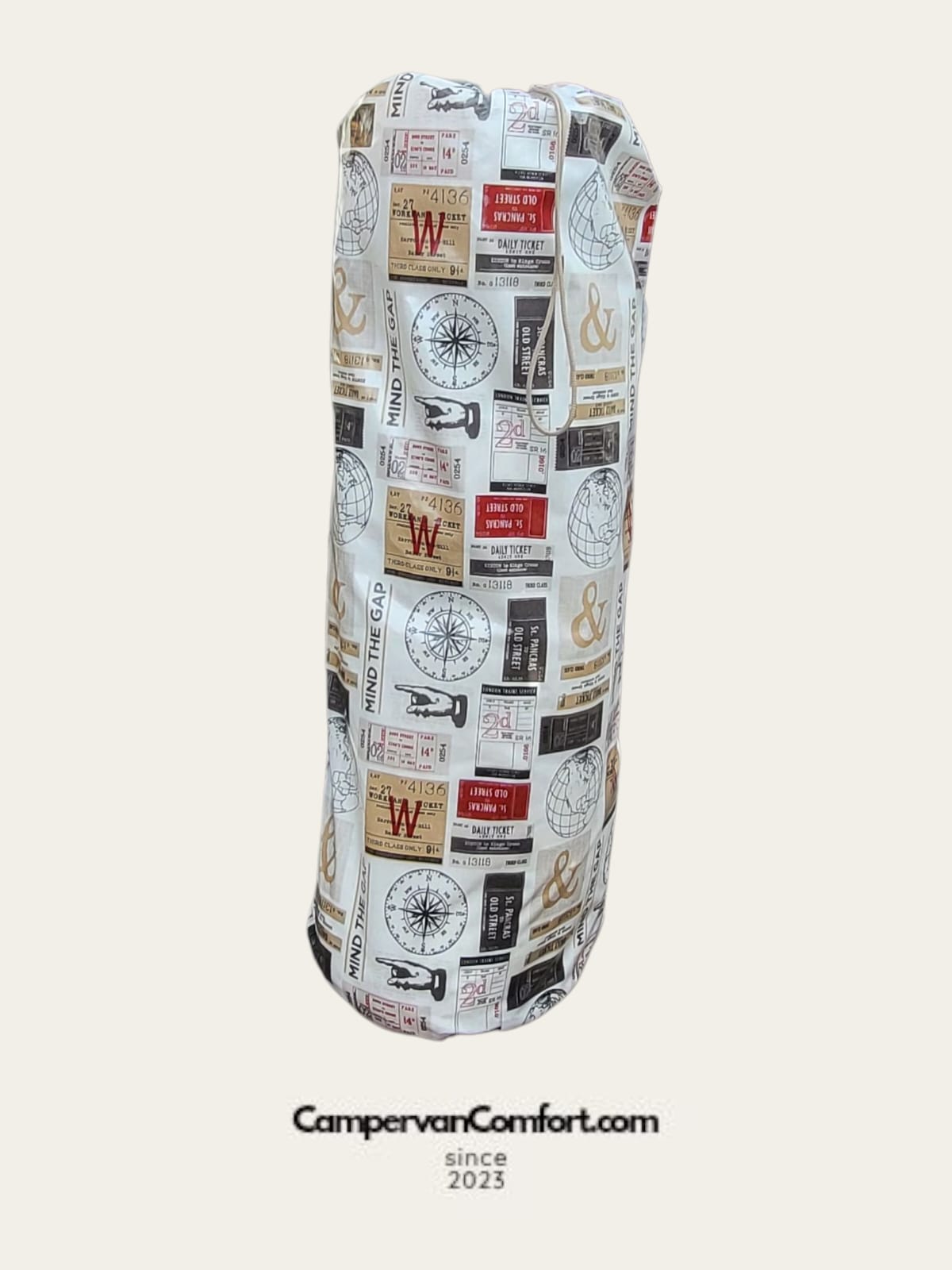 Compass/Map design Mattress Topper Storage Bag, Mattress Bag, Waterproof
