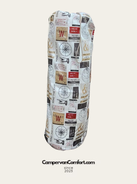 Compass/Map design Mattress Topper Storage Bag, Mattress Bag, Waterproof